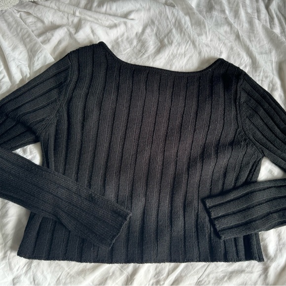 Knit cardigan sweater - Picture 2 of 3